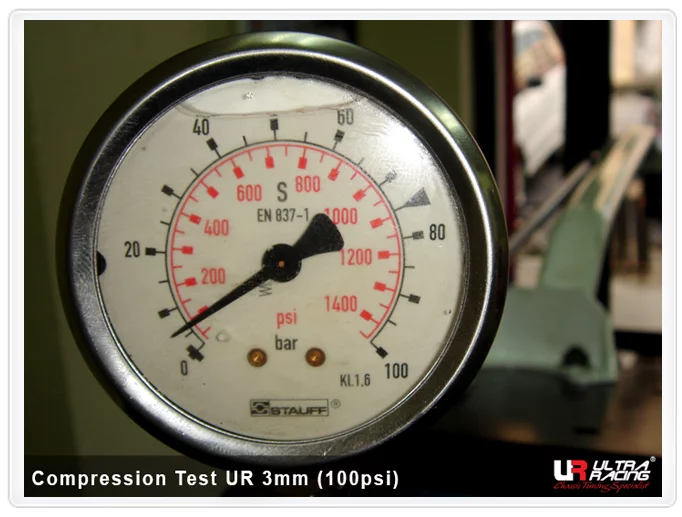 Ultra Racing Strut bar compression test