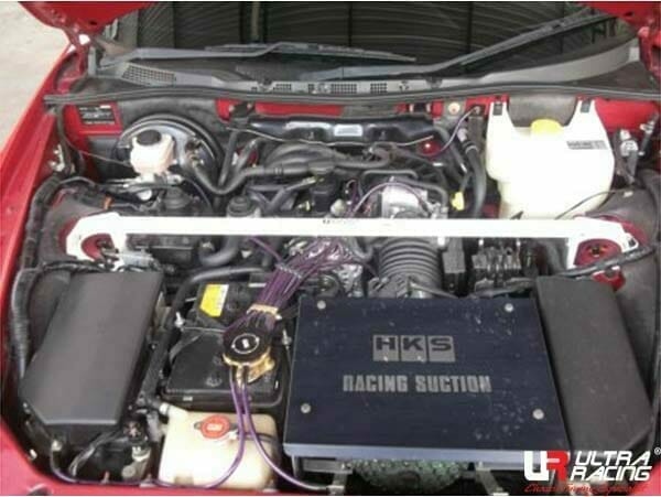 thumbnail image 2 of Megan Racing Front Upper Strut Bar For Mazda RX-8 (2004–2011) – Aluminum, Polished, 13B Renesis 2 of 5