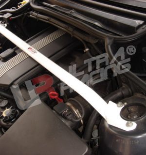BMW E46 (320 6cyl/323/325/328/330) –  FRONT STRUT BAR (2 Point)